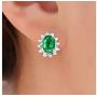 RYLOS Jewelry For Women Sterling Silver Birthstone Jewelry Ring, Earring & Pendant Necklace Gemstone & Genuine Diamonds 6X4MM Birthstone Womens Jewelry Matching Friendship Jewelry Sizes 5-10