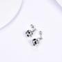 PROSTEEL Stainless Steel 3D Soccer Football/Basketball Charm Necklace/Earrings Unisex Jewelry Boys Mens Girls Womens Fan Gift