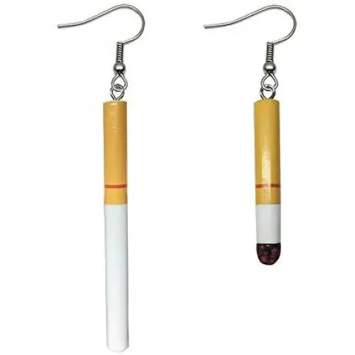 Cigarette Butts Dangle Earring Cool Punk Jewelry for Women Girls 2 Style
