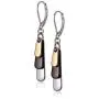 Nine West ''Metal Motion'' Tri-Tone Shaky Drop Earrings