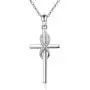 Bolelis 925 Sterling Silver Cross Necklace for Women Infinity Necklace for Girls Love Cross Baptism Pendant Jewelry Gifts for Mom Daughter Family Birthday Valentines or Anniversary Bolelis 925 Sterling Silver Cross Necklace for Women Infinity Necklace for Girls Love Cross Baptism Pendant Jewelry Gifts for Mom Daughter Family Birthday Valentines or Anniversary