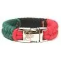 African American Flag Mens & Women Paracord Survival Bracelet Jewelry African American Flag Mens & Women Paracord Survival Bracelet Jewelry