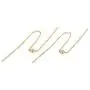 FANCIME 14K Real Solid Yellow Gold Threader Earrings with 2 Natural Round Cut Diamonds 0.03ct Minimalism Long Drop Earrings Fine Jewelry for Women 1.17g FANCIME 14K Real Solid Yellow Gold Threader Earrings with 2 Natural Round Cut Diamonds 0.03ct Minimalism Long Drop Earrings Fine Jewelry for Women 1.17g
