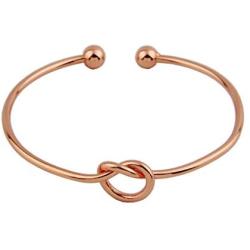 MAOFAED Love Knot Bangle Bridesmaid Jewelry Set or  Single Tie The Knot  Cuff Bracelet