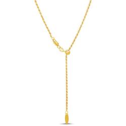 MIA SARINE Sterling Silver 24 Inch Adjustable Chain Necklaces for Women Made in Italy