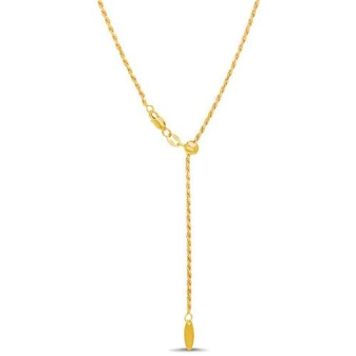 MIA SARINE Sterling Silver 24 Inch Adjustable Chain Necklaces for Women Made in Italy