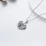 MBSUUH 925 Sterling Silver Oxidation Retro Sunflower Angle Wing Heart Necklace Vintage Pendant Valentines Day Present for Girlfriend-You are My Sunshine