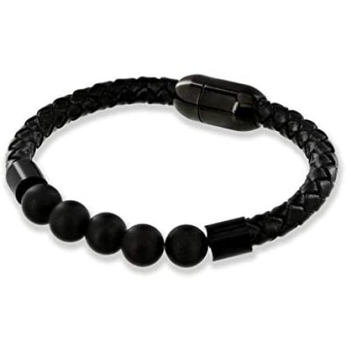 Believe London Gemstone Healing Chakra Bracelet Anxiety Crystal Natural Stone Men Women Stress Relief Reiki Yoga Diffuser Semi Precious