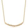 MYEARS Women Bar Necklace Gold Diamond Cubic Zirconia 14K Gold Filled Dainty Boho Beach Simple Handmade Jewelry Gift