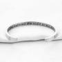 KUIYAI She Believed She Could So She Did Bangle Thin Blue Red Yellow Line Cuff for Women Female Officer Deputy Wife Police Office Gift Dispatcher Gift Firefighter Gift