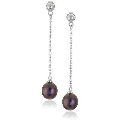 Bella Pearl Dangling Chinese Freshwater Cultured Pearl Drop Earrings