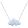 HUTINICE Small White Opal Cloud Necklace, Created Opal Choker Necklaces for Women Girl Baby Jewelry…