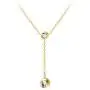 555Jewelry Womens Stainless Steel Lariat Y Drop Layer Round CZ Pendant Necklace 555Jewelry Womens Stainless Steel Lariat Y Drop Layer Round CZ Pendant Necklace