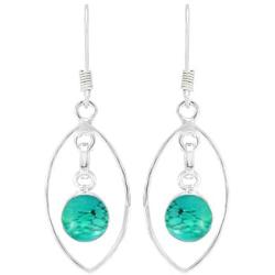 Natural Amethyst Moonstone Lapis Round Shape Gemstones 925 Silver Overlay handmade Dangle Earrings