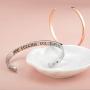 Melix Home You Fucking Got This Inspirational Bracelets for Women Stainless Steel Engraved Motivational Friend Encouragement Jewelry 