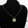 WUSUANED Philippines Sun and Stars Gold Necklace Philippine Pride Jewelry Gift