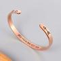 Bracelets for Women Girls Personalized Gifts, Quote Mantra Bracelet Funny Inspirational Jewelry Gifts for Best Friend, Mom, Daughter, Son, Sister, Niece Birthday Mothers Day Present Come Gift Box