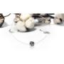 Ya Malanii Clear Choker Necklace with Rhinestone Pendant for Women and Girls