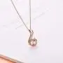 SOULMEET Sterling Silver Fox Necklace with Cubic Zirconia CZ Fox Tail Pendant Necklace, Animal Necklace for Animal Lovers with Gift Cards, Dainty Gift for Birthday Christmas Graduation
