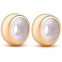 Round Spacer Beads Clip Stopper Charms Sterling Silver for European Bracelets 2PCS
