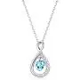 Sllaiss 925 Sterling Silver Infinity Pendant Necklace Blue Heart Swarovski Crystal Sapphire 18K Endless Pendant Necklace for Women Jewelry Gift for Anniversary Sllaiss 925 Sterling Silver Infinity Pendant Necklace Blue Heart Swarovski Crystal Sapphire 18K Endless Pendant Necklace for Women Jewelry Gift for Anniversary