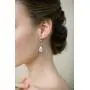 SWEETV Cubic Zirconia Teardrop Wedding Earrings for Brides Bridesmaid,Crystal Bridal Drop Dangle Earrings for Women, Wedding Bridal Jewelry SWEETV Cubic Zirconia Teardrop Wedding Earrings for Brides Bridesmaid,Crystal Bridal Drop Dangle Earrings for Women, Wedding Bridal Jewelry