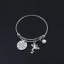 Funny Frog Gift Every Journey Starts with A Single Hop Bracelet Frog Lover Gift Travel Quote Jewelry(single hop BR)