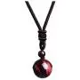 Top Plaza Natural Healing Crystal Stone Pendant Necklace Round Gemstone Beads Pendant Necklaces with Nylon Cord 26 Inch Top Plaza Natural Healing Crystal Stone Pendant Necklace Round Gemstone Beads Pendant Necklaces with Nylon Cord 26 Inch
