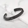 Room101 Stainless Steel with Black PVD Cuff Bangle Bracelet, 8'' - Choise of Style Room101 Stainless Steel with Black PVD Cuff Bangle Bracelet, 8'' - Choise of Style
