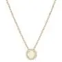 PAVOI 14K Gold Plated Created Opal Pendant Cubic Zirconia Halo Necklace | Gold Necklaces for Women
