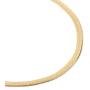 MoMoMin Simple Fashion Shiny Metal Snake Chain Choker Adjustable Necklace for Men Women Boys and Girls