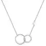 SANNYRA to My Sister-in-Law Necklace Initial Two Interlocking Infinity Double Circles 26 Letters Alphabet Jewelry for Women