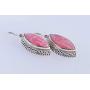 Ravishing Impressions Pink Rhodochrosite Earring, Solid 925 Sterling Silver Earring, Handmade Earring, Jewellery for Womens, for Wife, FSJ-4870