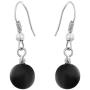 Heka Naturals Shungite Earrings for Women, EMF Protection Jewelry Made of Shungite Stone | Anti-Radiation Shungite Earrings