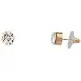 LUX ACCESSORIES Pave Panther Chain Link Bling Necklace Matching Stud Earrings