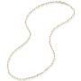 MiaBella Solid 18K Gold Over Sterling Silver Italian 3mm Paperclip Link Chain Necklace for Women Men, 16, 18, 20, 22, 24, 26, 30 Inch 925 Made in Italy