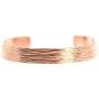 10mm Wide Bark Copper Cuff Bracelet by John Brana Handmade Jewelry 100% Uncoated Solid Copper Cuff