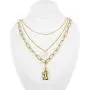 HAWSON Gold Lock Necklaces Dainty Choker Necklaces for Women, 18K Gold Plated Layering Paperclip Adjustable Link Chain Statement Choker Necklaces for Girls