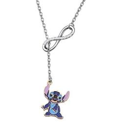 FAADBUK Lilo & Stitch Inspired Gift Ohana Jewelry Stitch Lover Gift Stitch Y Lariat Jewelry Gift for Stitch Fans