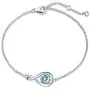 FANCIME 925 Sterling Silver Birthstone Bracelets for Women Dainty Simple Infinity Created Aquamarine Birthday Anniversary Jewelry Gifts for Her, Chain Length 6.7''+1.2'' Extend FANCIME 925 Sterling Silver Birthstone Bracelets for Women Dainty Simple Infinity Created Aquamarine Birthday Anniversary Jewelry Gifts for Her, Chain Length 6.7''+1.2'' Extend