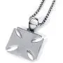 Mealguet Jewelry Mens Cool Stainless Steel Enamel Crusaders Templar Knights Cross Pendant Necklace, 24'' Chain Mealguet Jewelry Mens Cool Stainless Steel Enamel Crusaders Templar Knights Cross Pendant Necklace, 24'' Chain