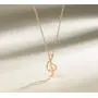 Agvana 14K Solid Real Rose Gold Musical Note Dainty Pendant Necklace Fine Jewelry Anniversary Birthday Gifts for Women Girls Mom Grandma Wife Daughter Her Yourself with Jewelry Box, 16+2 Inches Agvana 14K Solid Real Rose Gold Musical Note Dainty Pendant Necklace Fine Jewelry Anniversary Birthday Gifts for Women Girls Mom Grandma Wife Daughter Her Yourself with Jewelry Box, 16+2 Inches
