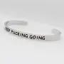 NXYVB Women Girls Motivational Birthday Cuff Bangle Friendship Personalized Jewelry Inspirational Cuff Bracelet Bangle Keep Going Motivational Mantra Quote Stainless Steel Engraved for Girl Gift NXYVB Women Girls Motivational Birthday Cuff Bangle Friendship Personalized Jewelry Inspirational Cuff Bracelet Bangle Keep Going Motivational Mantra Quote Stainless Steel Engraved for Girl Gift