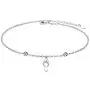 FLYOW Anklet for Women S925 Sterling Silver Adjustable Foot Chain Ankle Bracelet Anklets Jewelry FLYOW Anklet for Women S925 Sterling Silver Adjustable Foot Chain Ankle Bracelet Anklets Jewelry