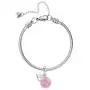 QeenseKc Happy Birthday Number 16th 18th 21th Charm Celebration Cake Dangle Bead for Pandora Charm Bracelet Pink Enamel