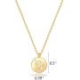 Your Always Charm Zodiac Necklace,Astrology Horoscope Constellation Zodiac Sign Pendant Necklace for Women and Girls