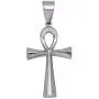 Double Rainbow Jewelry 18''-36'' Mens Stainless Steel Silver Egyptian Ankh Cross Pendant 6mm Cuban Curb Necklace Chain Link Double Rainbow Jewelry 18''-36'' Mens Stainless Steel Silver Egyptian Ankh Cross Pendant 6mm Cuban Curb Necklace Chain Link
