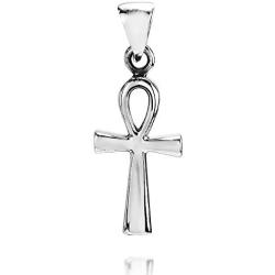 Mystic Egyptian ANKH Cross .925 Sterling Silver Pendant