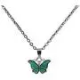 Mood Temperature Necklace Color Change Pendant Emotion Butterfly Women Stainless Steel Long Chain Jewelry Mood Temperature Necklace Color Change Pendant Emotion Butterfly Women Stainless Steel Long Chain Jewelry