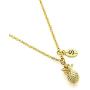 MEMGIFT Dainty 18K Gold Pineapple Necklace Petite Minimal Tropical Fruit Jewelry Personalized for Women Teen Girls Best Friend Sister Mom Daughter Girlfriend Bridesmaid Fiancee